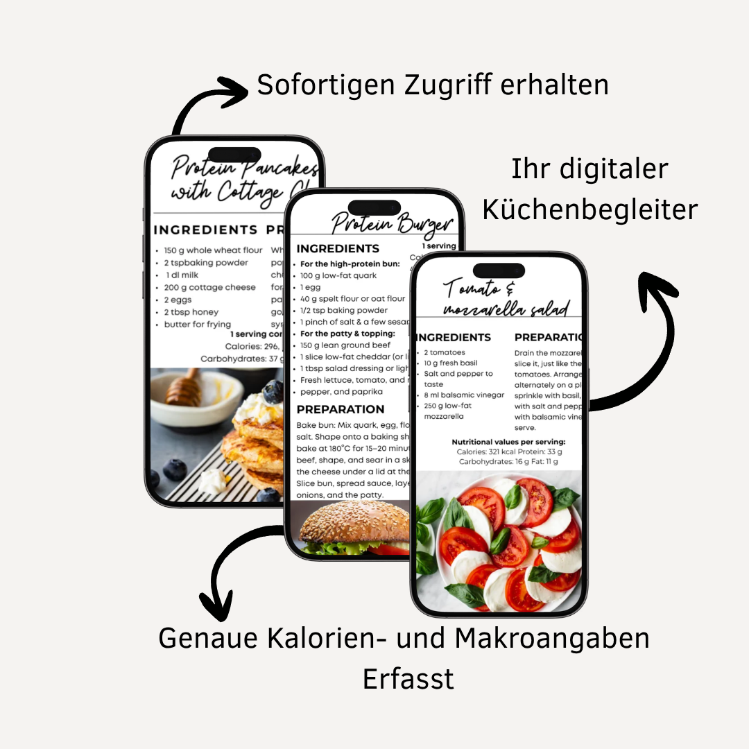 Über 70 proteinreiche Rezepte – Schnelle und leckere Gerichte (Deutsche version)